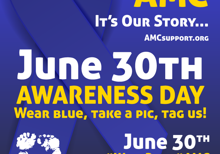 Wear Blue… June 30th AMC Awareness Day